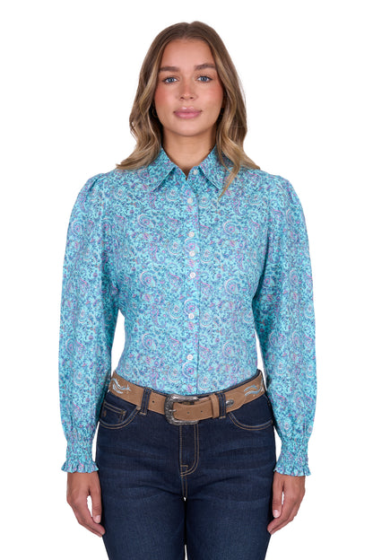 Pure Western Women’s Riley Print Long Sleeve Shirt