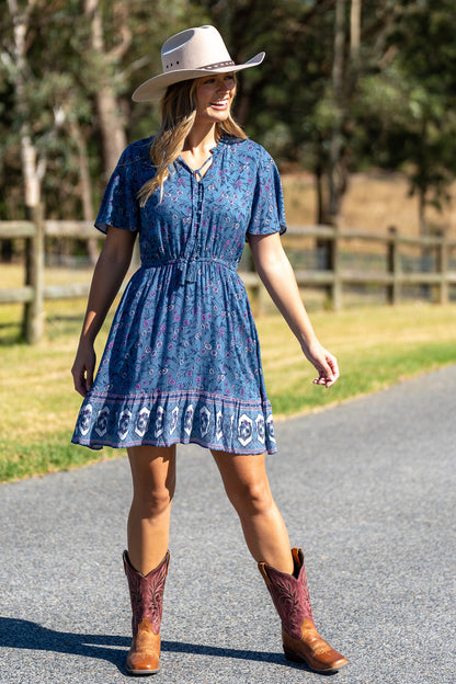 Pure Western Women’s Farrah Short Sleeve Dress