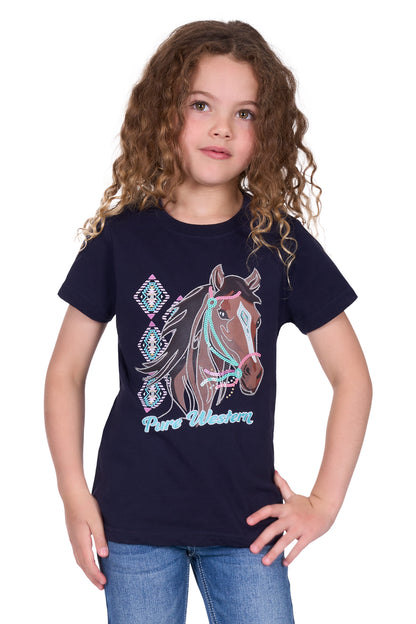 Pure Western Girl’s Ashlyn Short Sleeve Tee