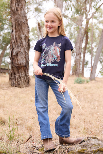 Pure Western Girl’s Ashlyn Short Sleeve Tee