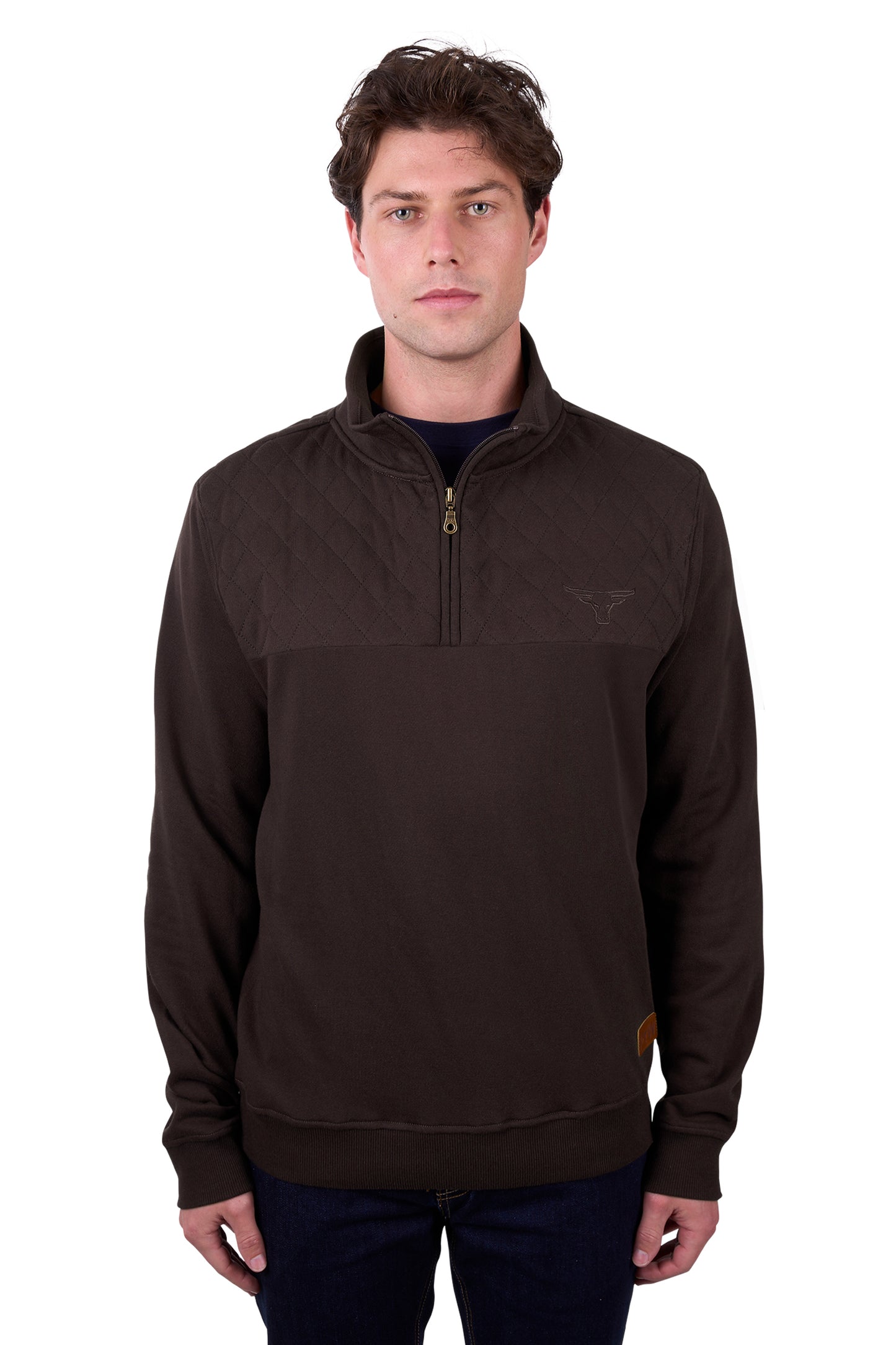 Pure Western Mens Troy 1/4 Zip Jumper
