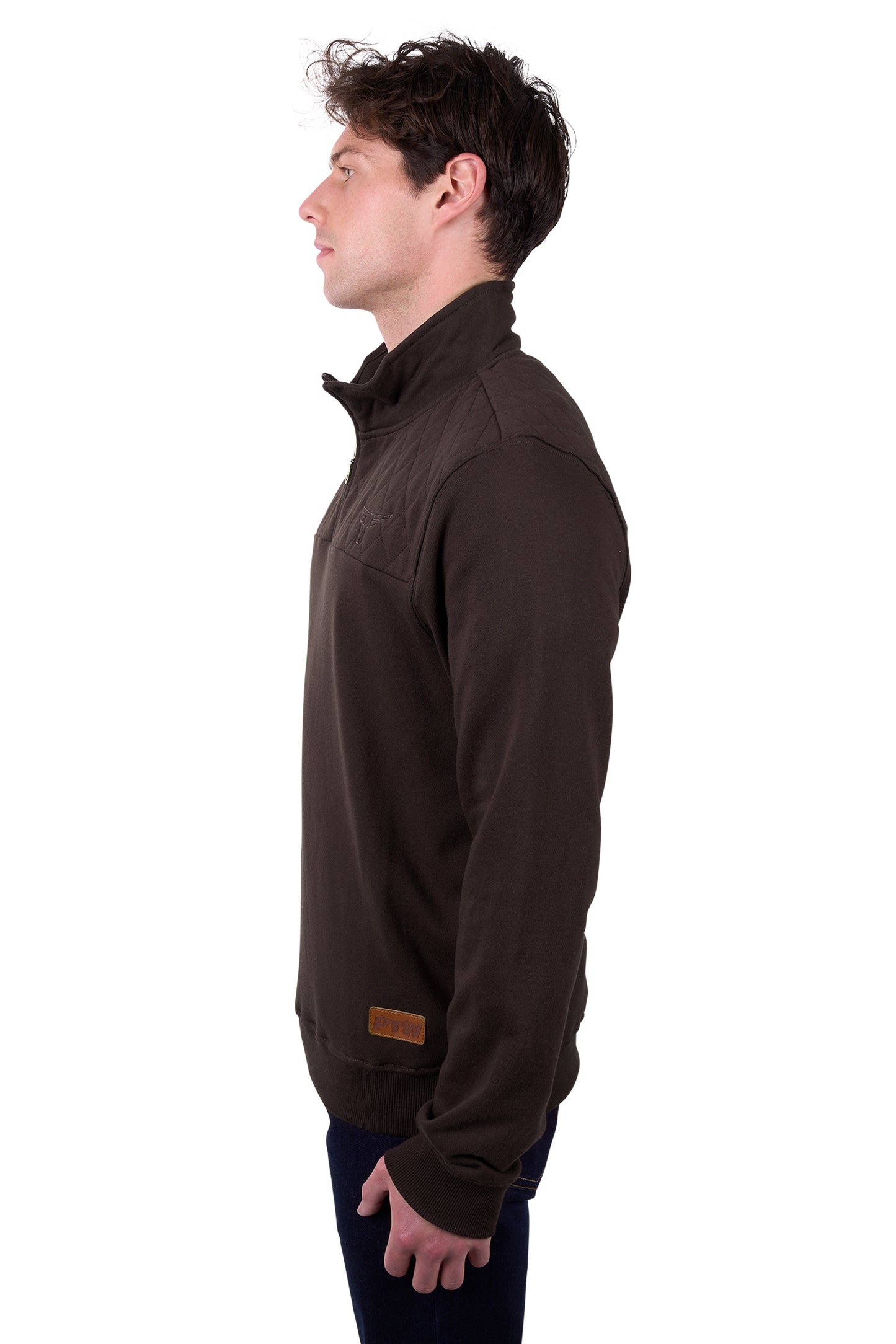 Pure Western Mens Troy 1/4 Zip Jumper