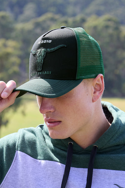 Pure Western Mens Nick High Profile Trucker Cap