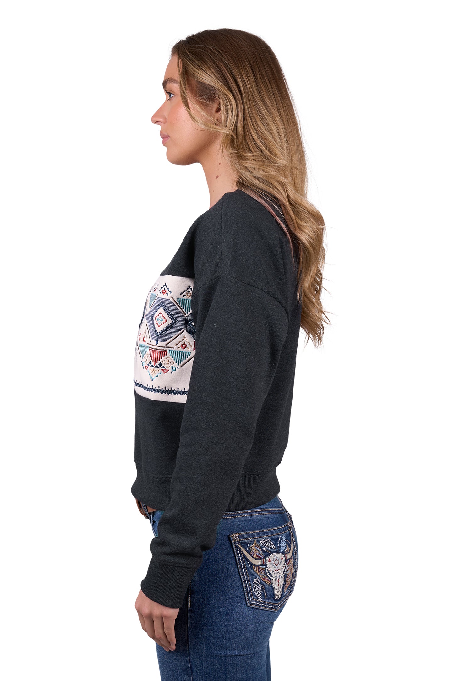 Pure Western Womens Clara Crew