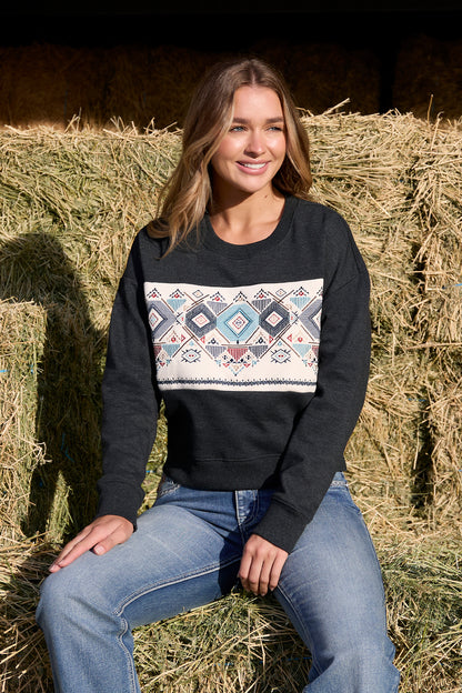 Pure Western Womens Clara Crew