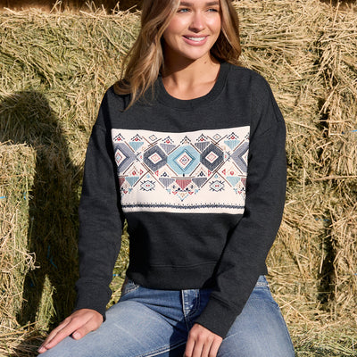 Pure Western Womens Clara Crew