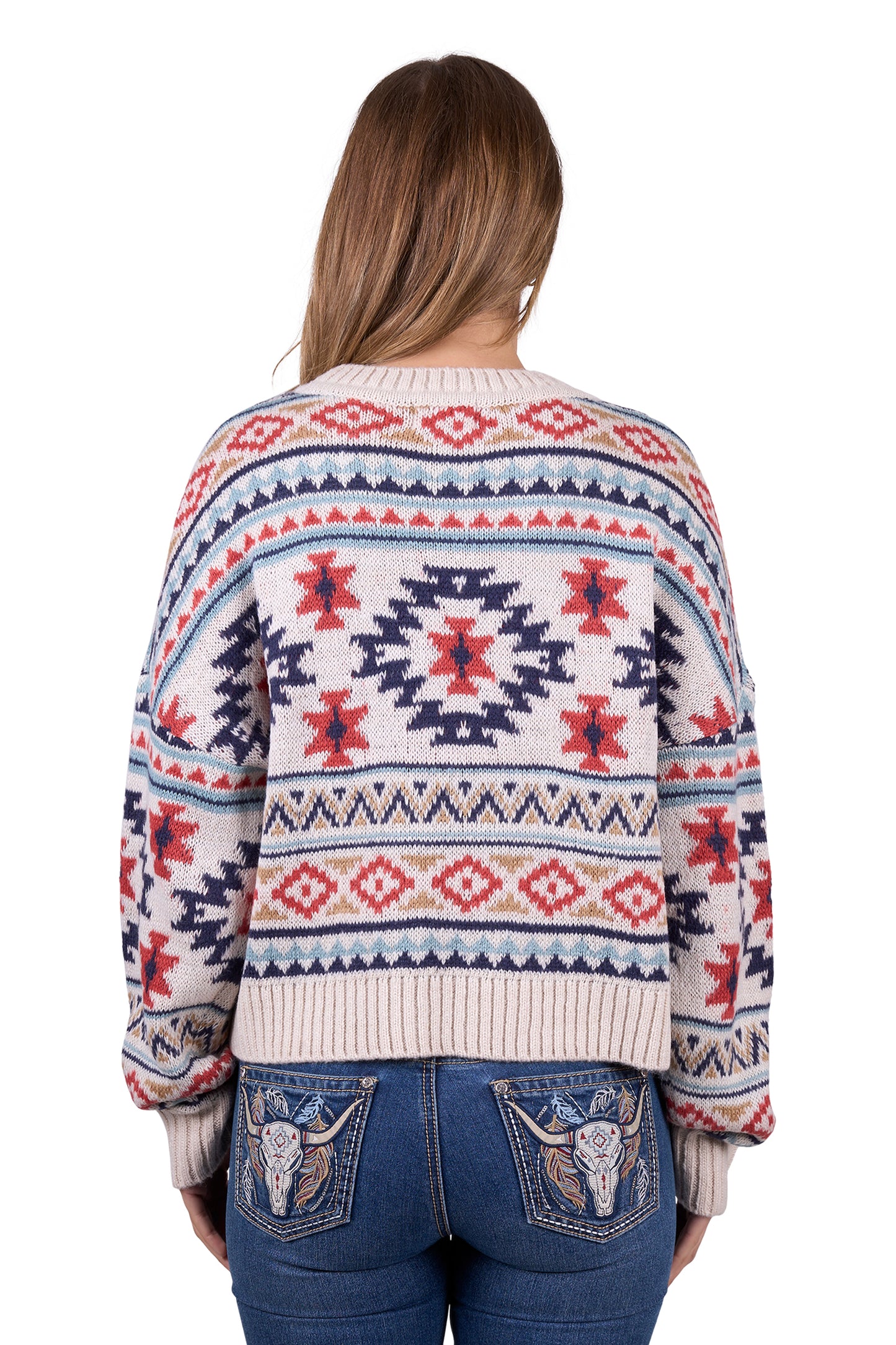 Pure Western Women’s Tracy Knitted Pullover - Cream