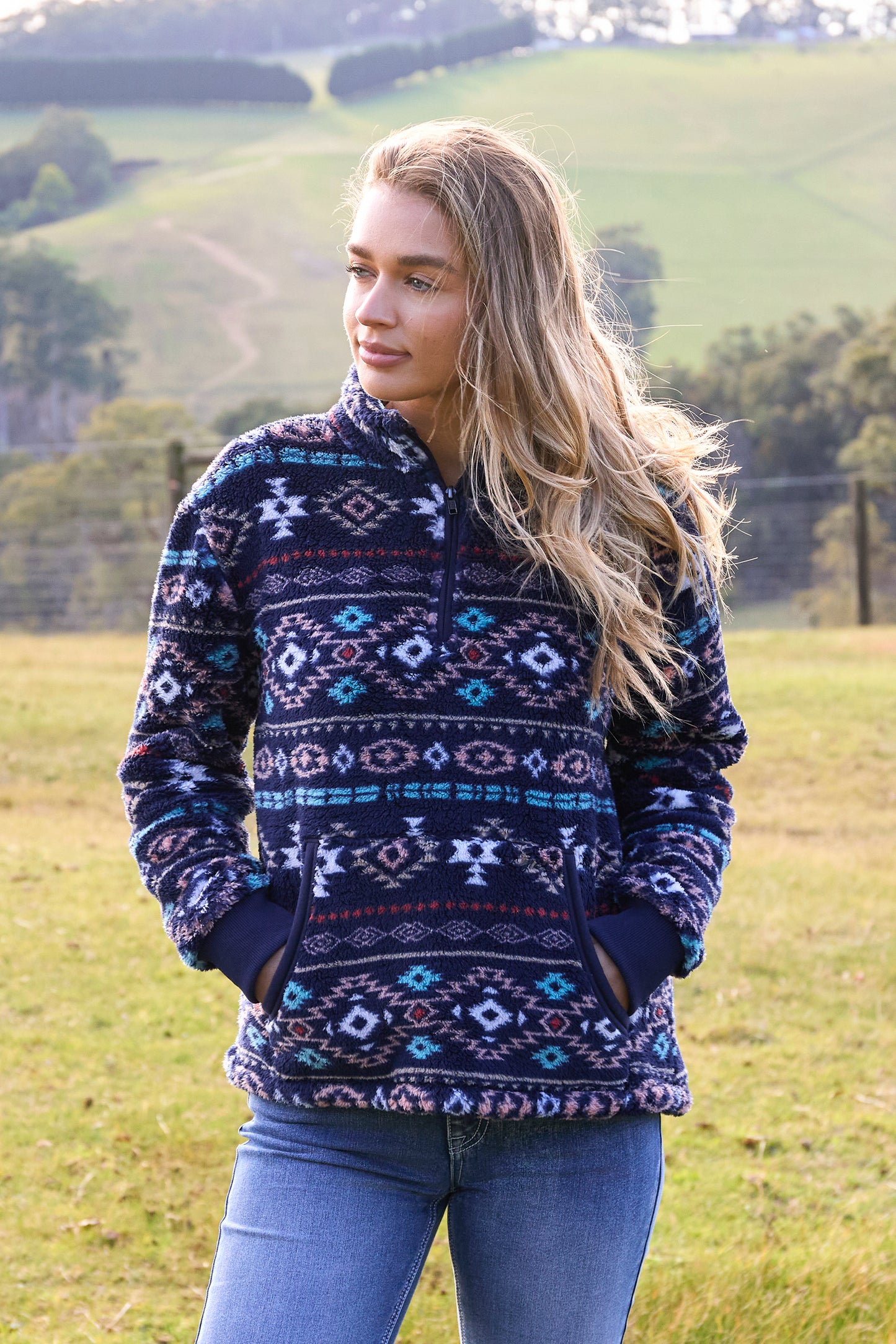Pure Western Women’s Luna 1/4 Zip Pullover