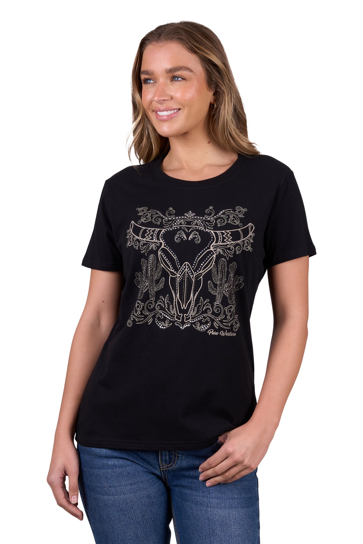Pure Western Womens Jocelyn Short Sleeve Tee