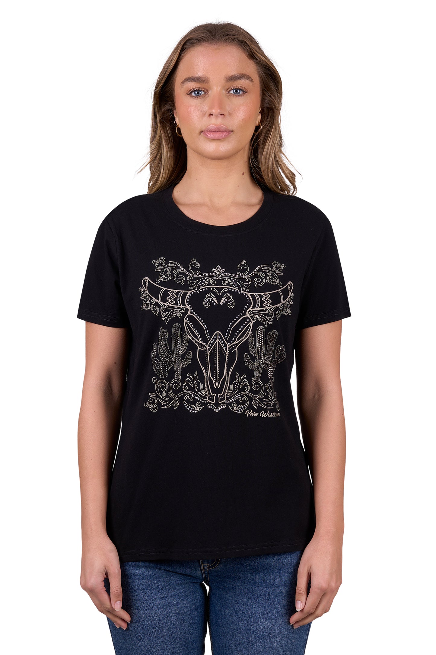 Pure Western Womens Jocelyn Short Sleeve Tee
