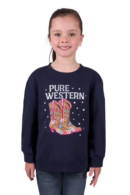 Pure Western Girl’s Sienna Crew