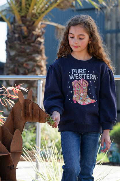 Pure Western Girl’s Sienna Crew