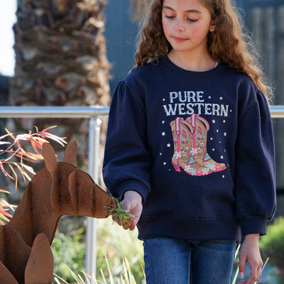 Pure Western Girl’s Sienna Crew