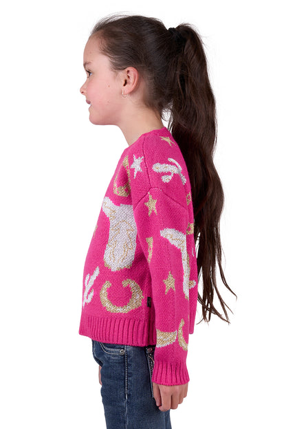 Pure Western Girl’s Marcy Knitted Pullover