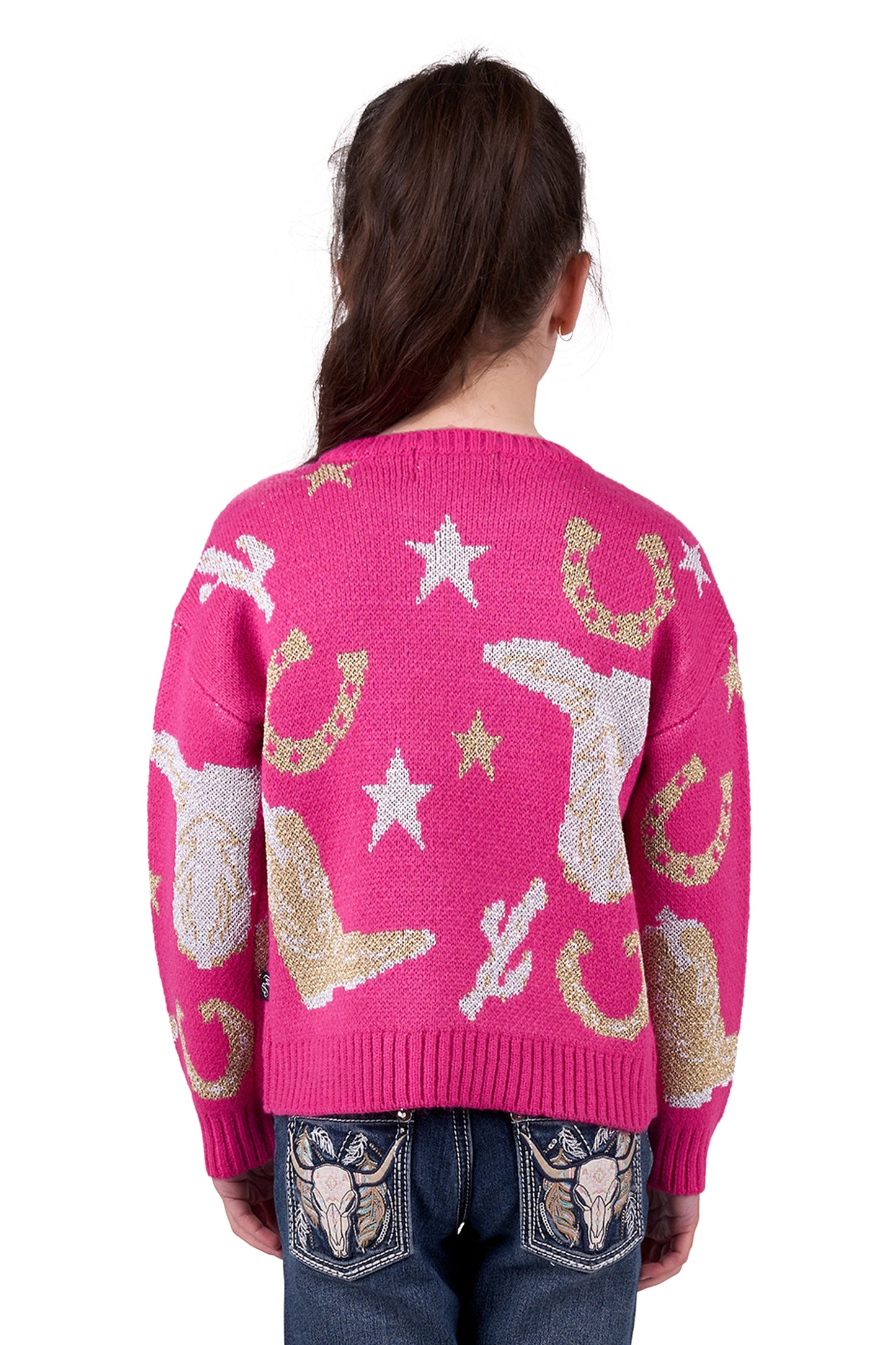 Pure Western Girl’s Marcy Knitted Pullover