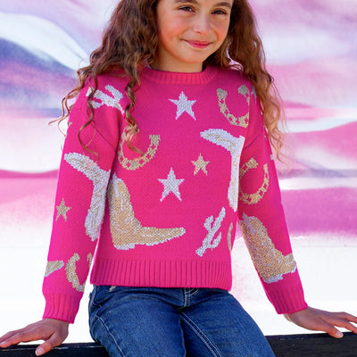 Pure Western Girl’s Marcy Knitted Pullover