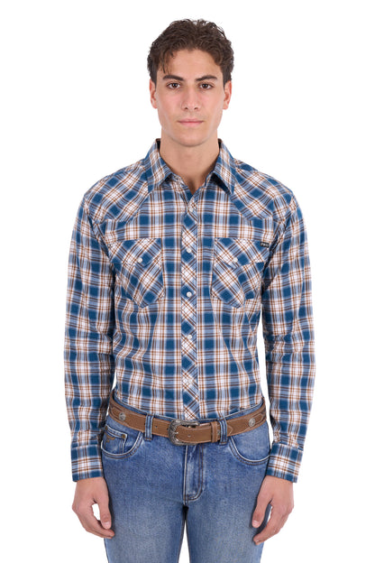 Pure Western Men’s Todd Check Western Long Sleeve Shirt