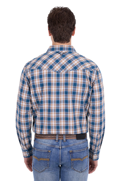 Pure Western Men’s Todd Check Western Long Sleeve Shirt