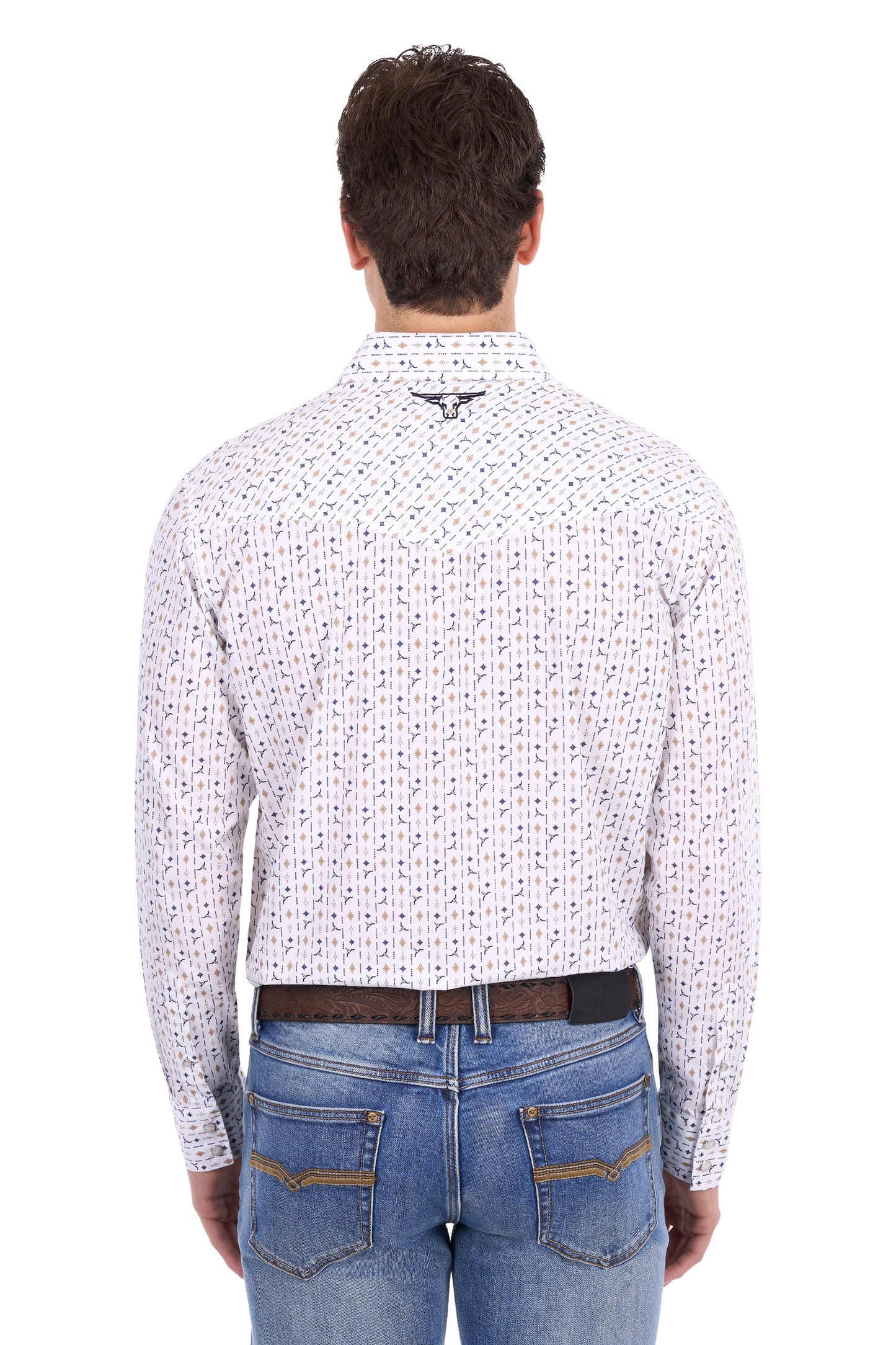 Pure Western Men’s Keith Print Western Long Sleeve Shirt