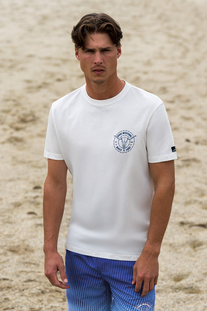Pure Western Men’s Walker Short Sleeve Tee - Off White