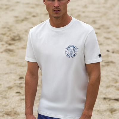 Pure Western Men’s Walker Short Sleeve Tee - Off White
