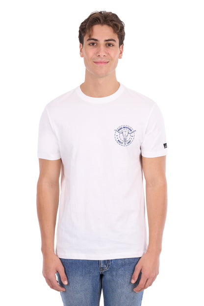 Pure Western Men’s Walker Short Sleeve Tee - Off White