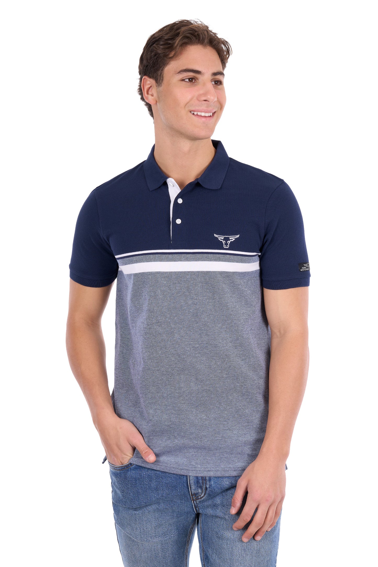 Pure Western Men’s Dean Short Sleeve Polo