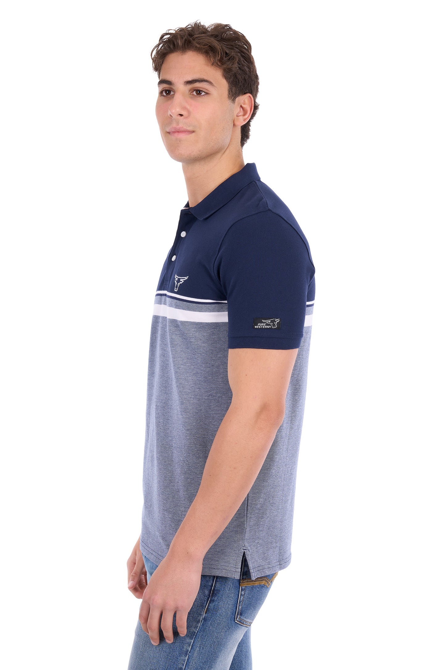 Pure Western Men’s Dean Short Sleeve Polo