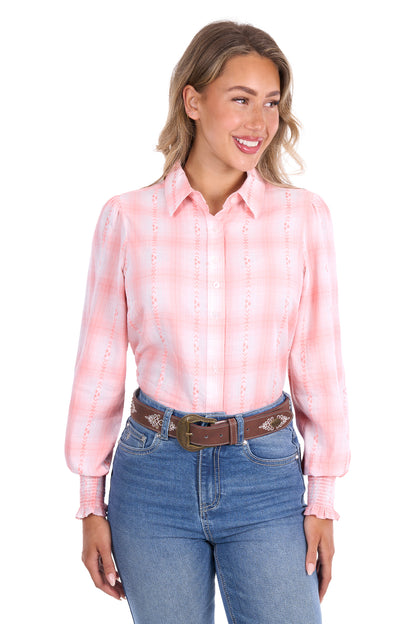 Pure Western Women’s Kelli Check Long Sleeve Shirt