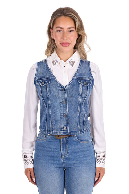 Pure Western Women’s Natasha Denim Vest