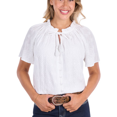 Pure Western Women’s Piper Short Sleeve Blouse