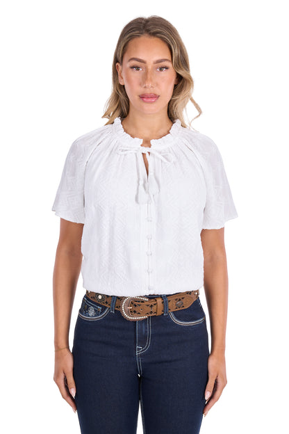 Pure Western Women’s Piper Short Sleeve Blouse