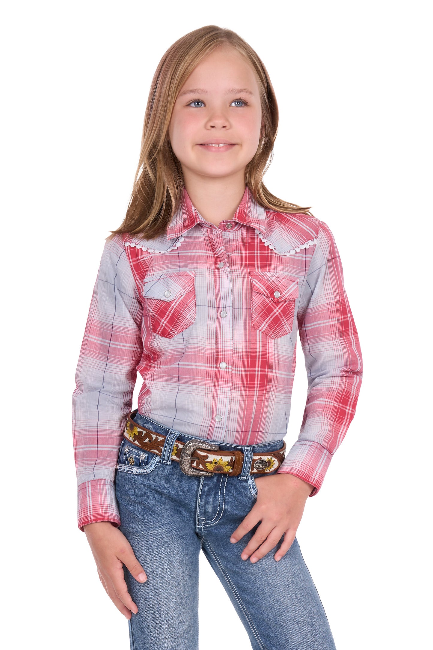 Pure Western Girl’s Jill Long Sleeve Shirt