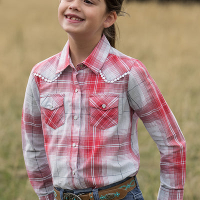 Pure Western Girl’s Jill Long Sleeve Shirt