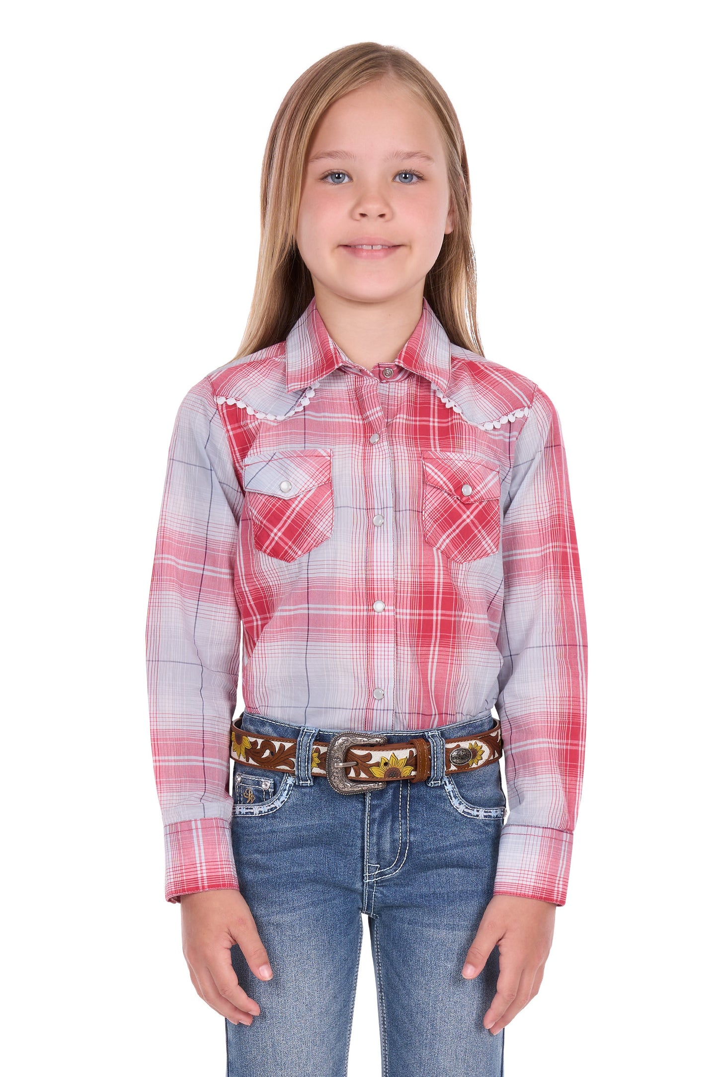 Pure Western Girl’s Jill Long Sleeve Shirt