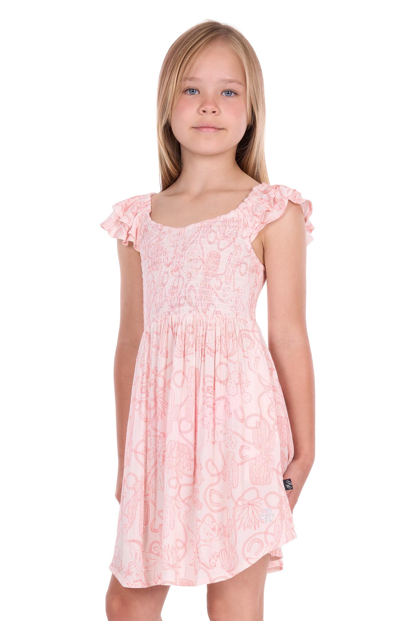 Pure Western Girl’s Sara Short Sleeve Dress