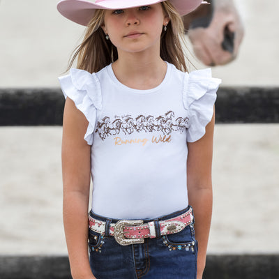 Pure Western Girl’s Harper Short Sleeve Tee