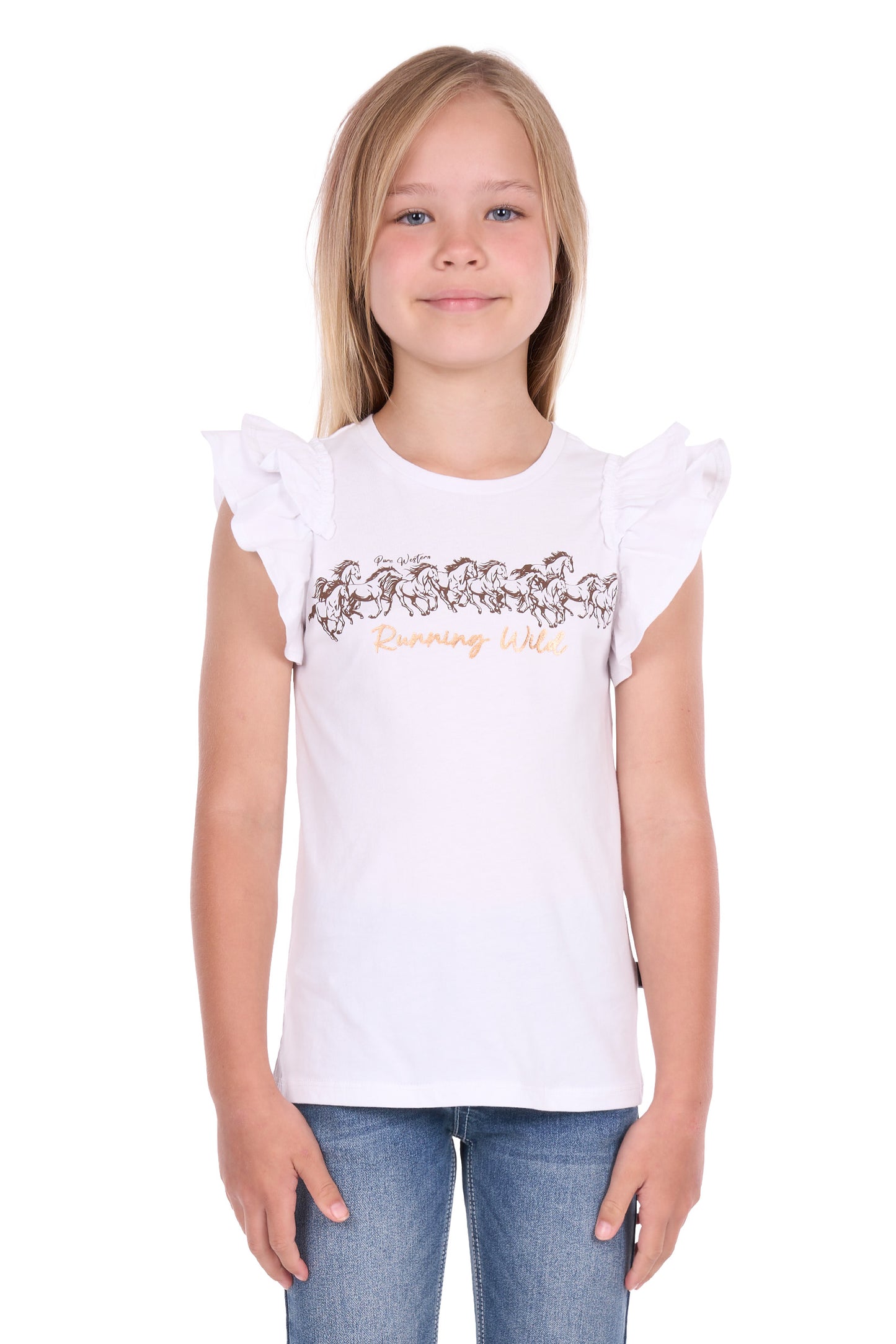 Pure Western Girl’s Harper Short Sleeve Tee