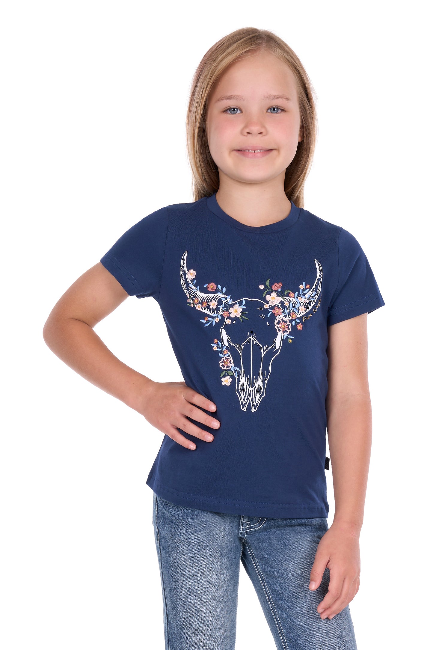 Pure Western Girl’s Bindi Short Sleeve Tee