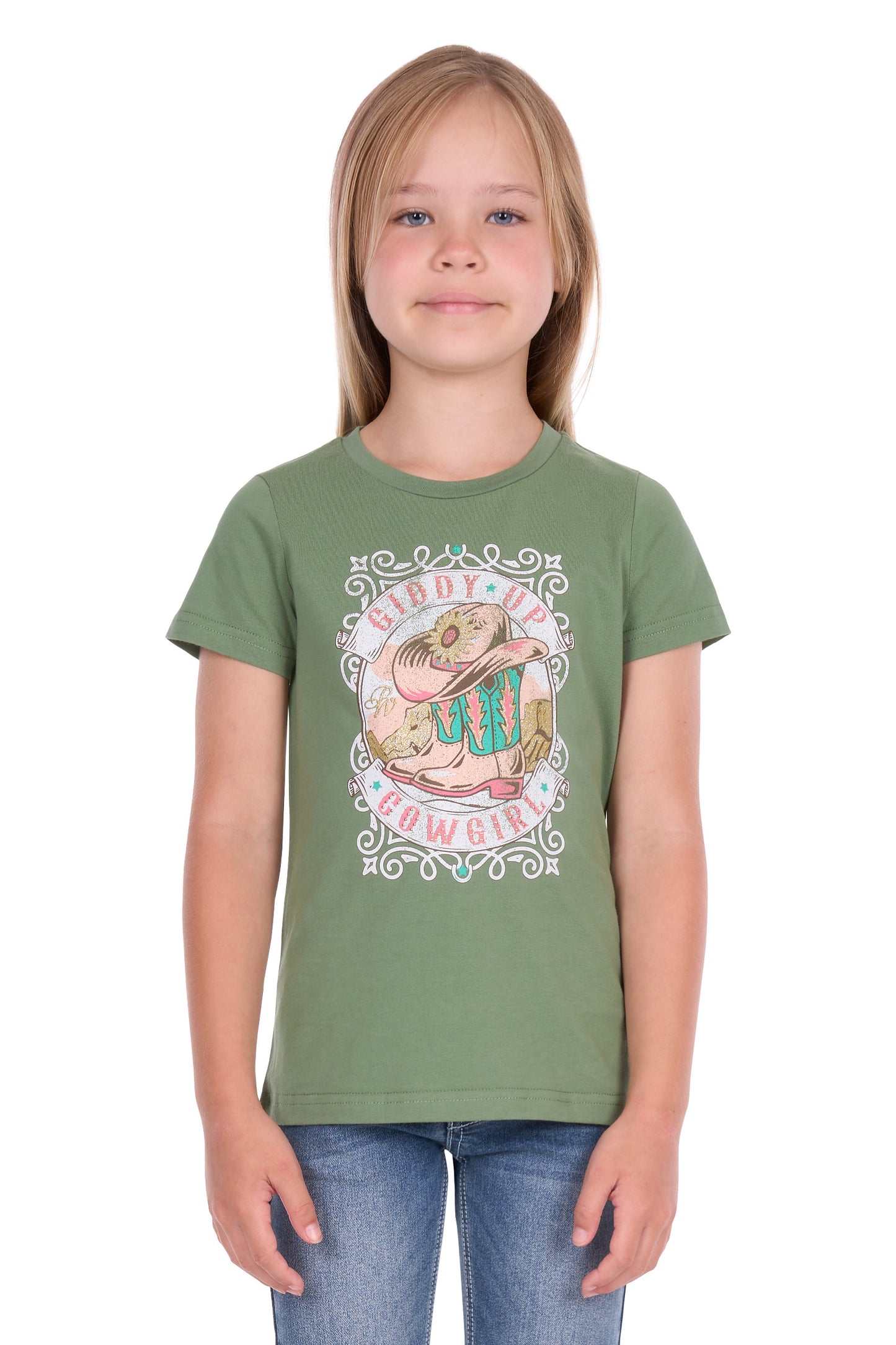 Pure Western Girl’s Ella Short Sleeve Tee