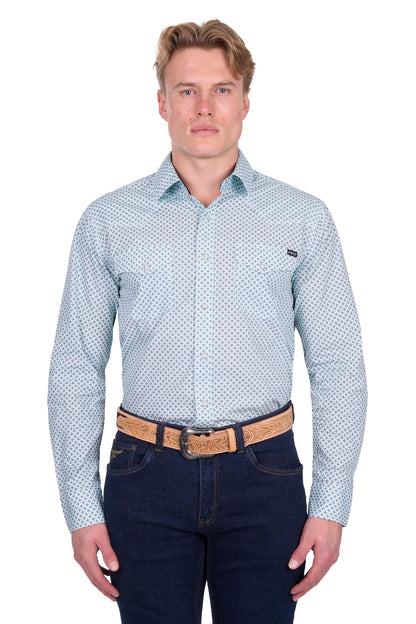 Pure Western Men’s Gerald Print Western Long Sleeve Shirt