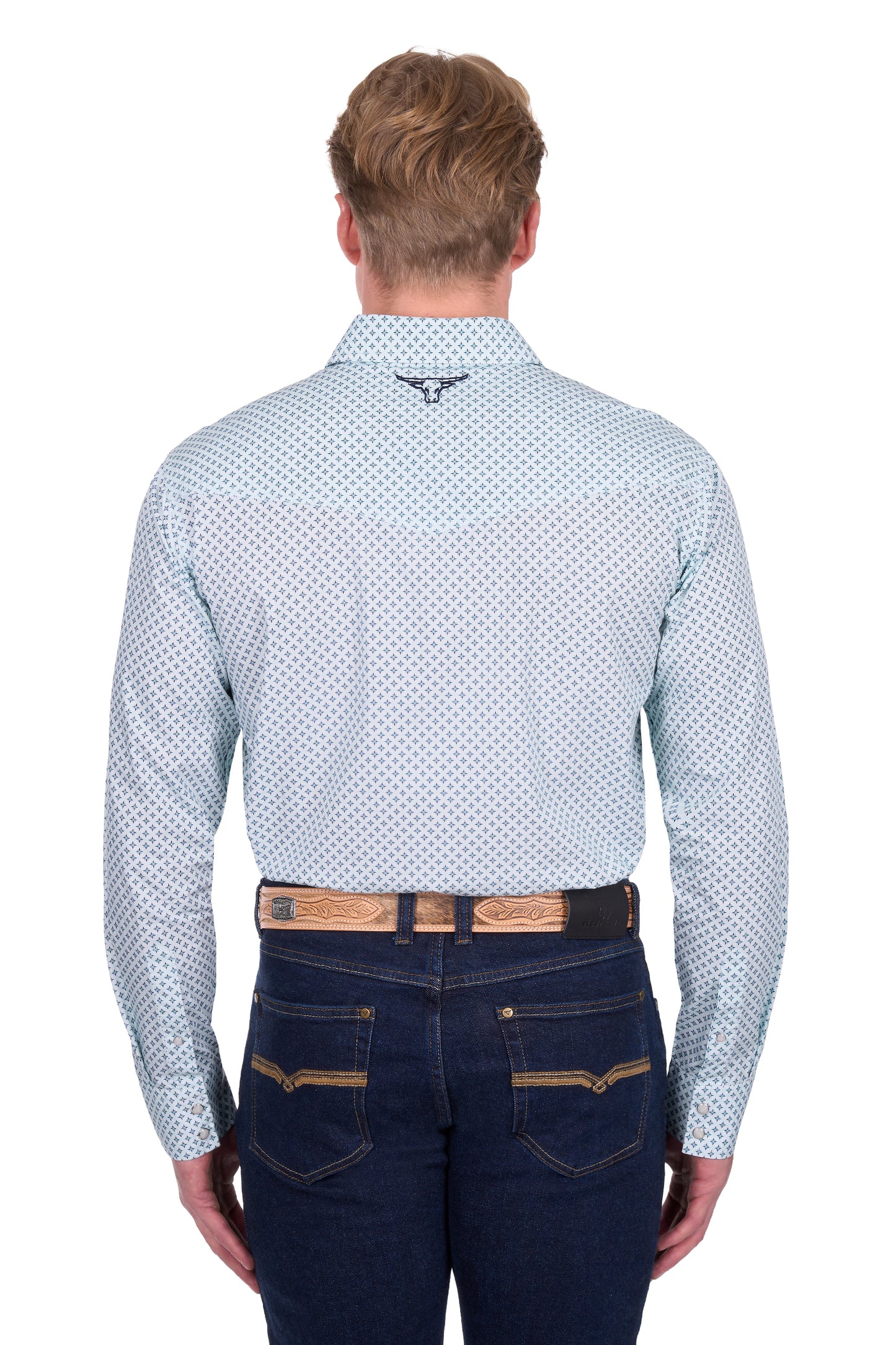 Pure Western Men’s Gerald Print Western Long Sleeve Shirt