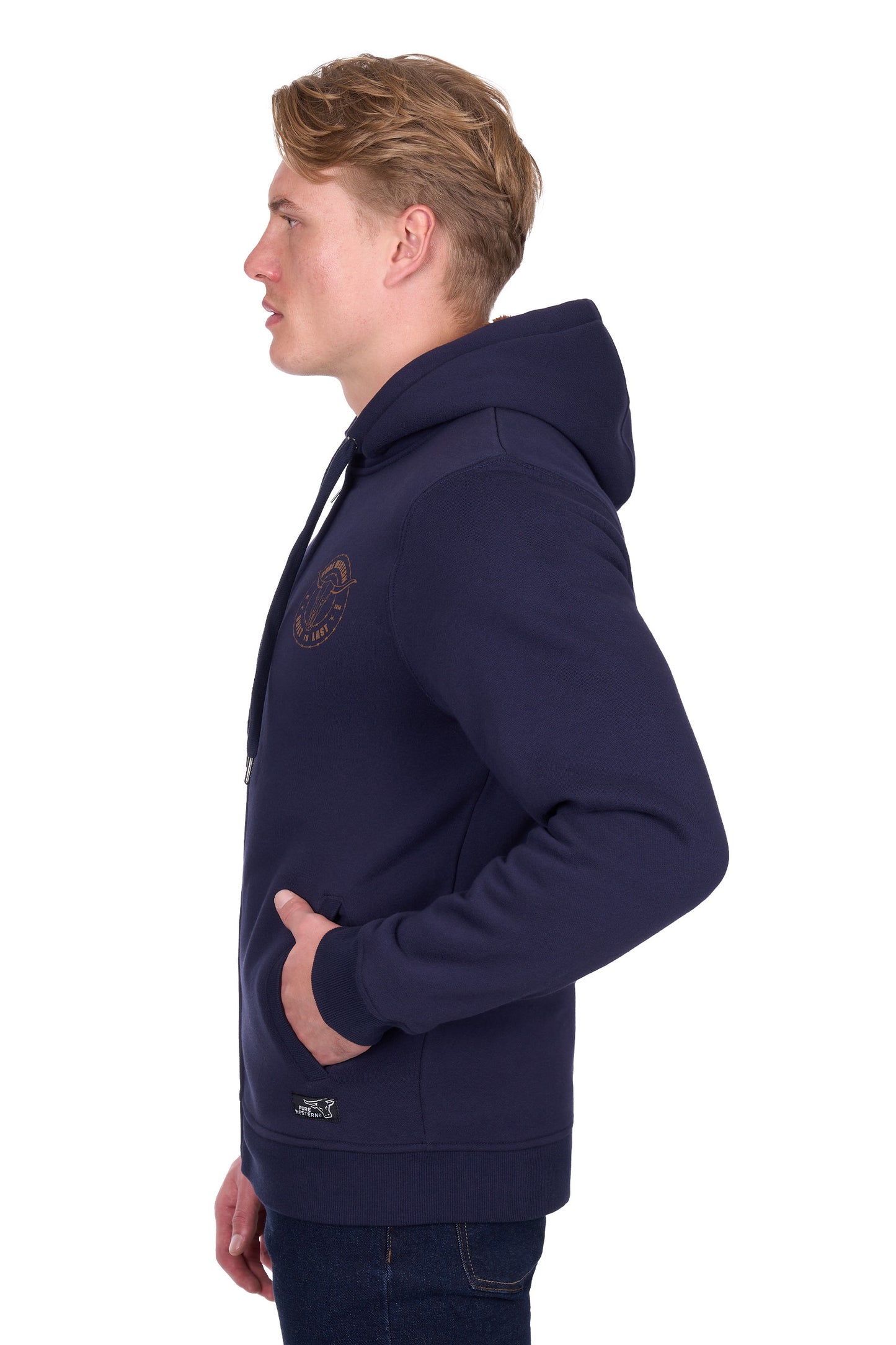Pure Western Men’s Walker Zip Through Hoodie