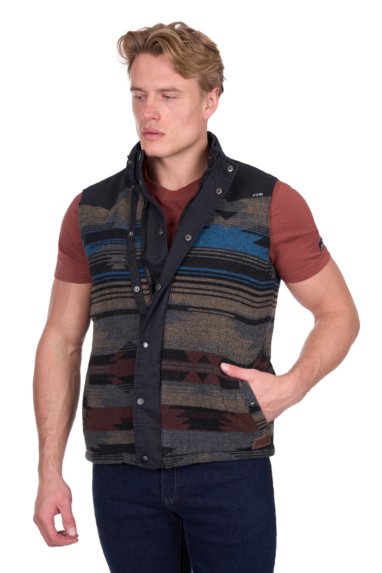Pure Western Men’s Trevor Reversible Vest