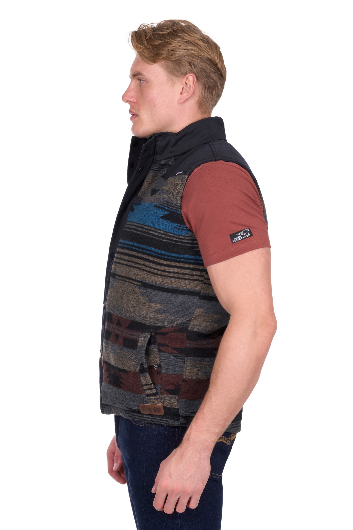 Pure Western Men’s Trevor Reversible Vest
