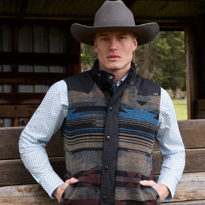Pure Western Men’s Trevor Reversible Vest