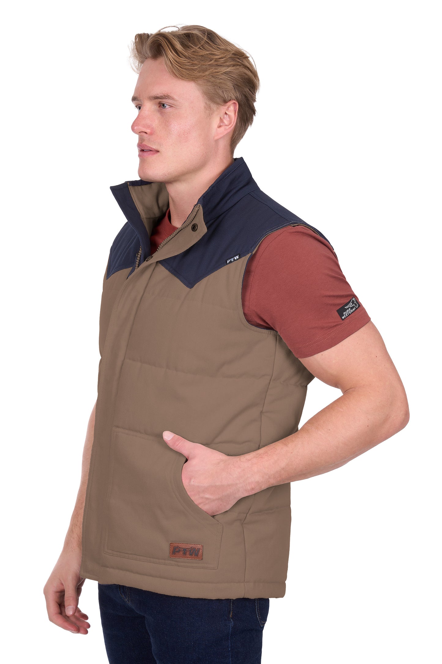 Pure Western Men’s Jamie Reversible Vest