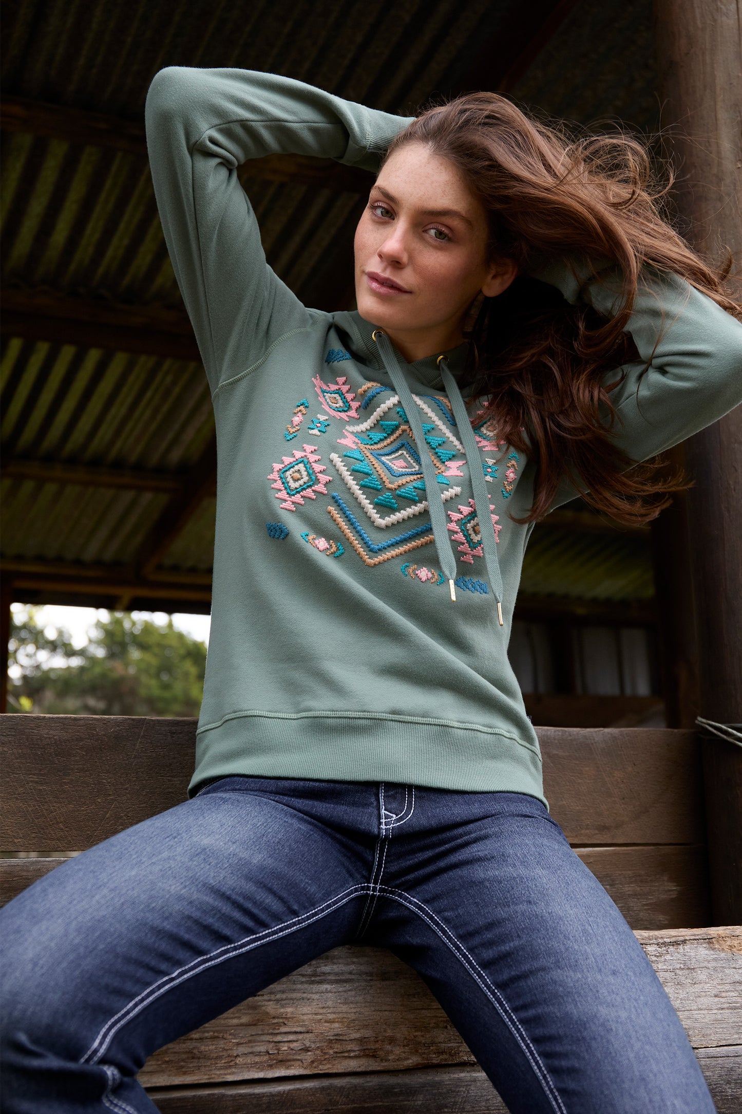 Pure Western Women’s Libbie Pullover Hoodie
