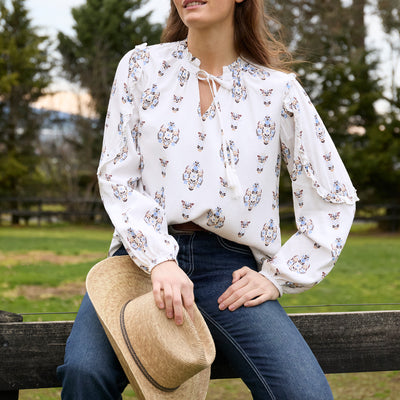 Pure Western Women’s Keeley Long Sleeve Blouse