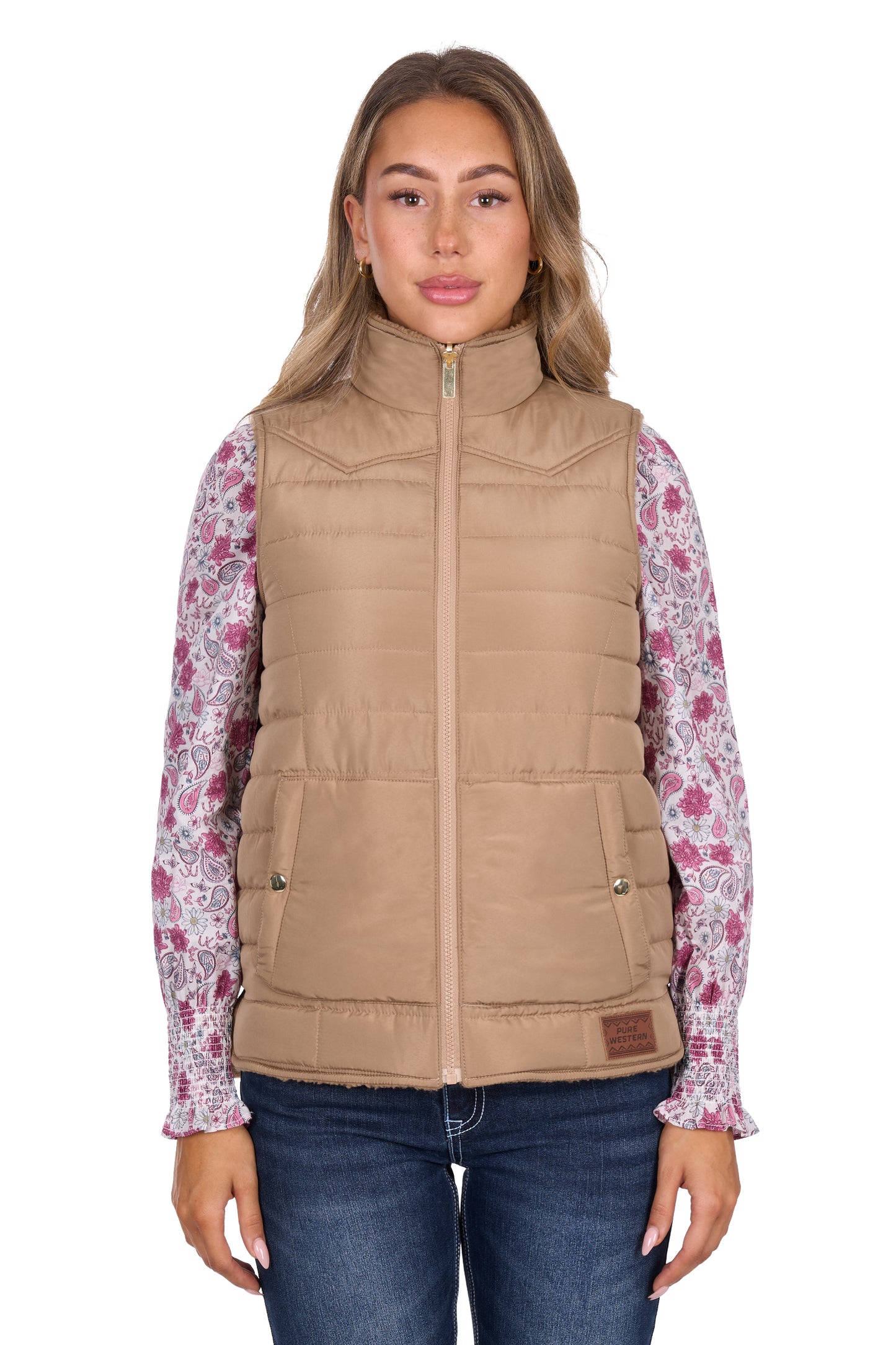 Pure Western Women’s Sherri Reversible Vest